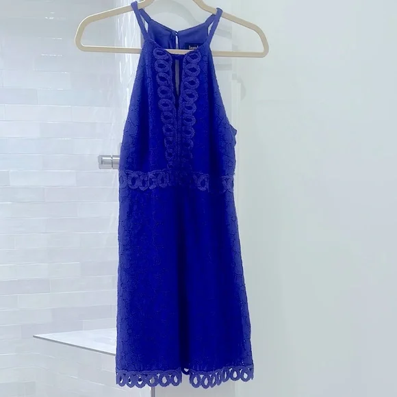 Laundry By Shelli Segal | Dresses | Laundry By Shelli Segal Purple Lace W Embroidery  Dress | Poshmark